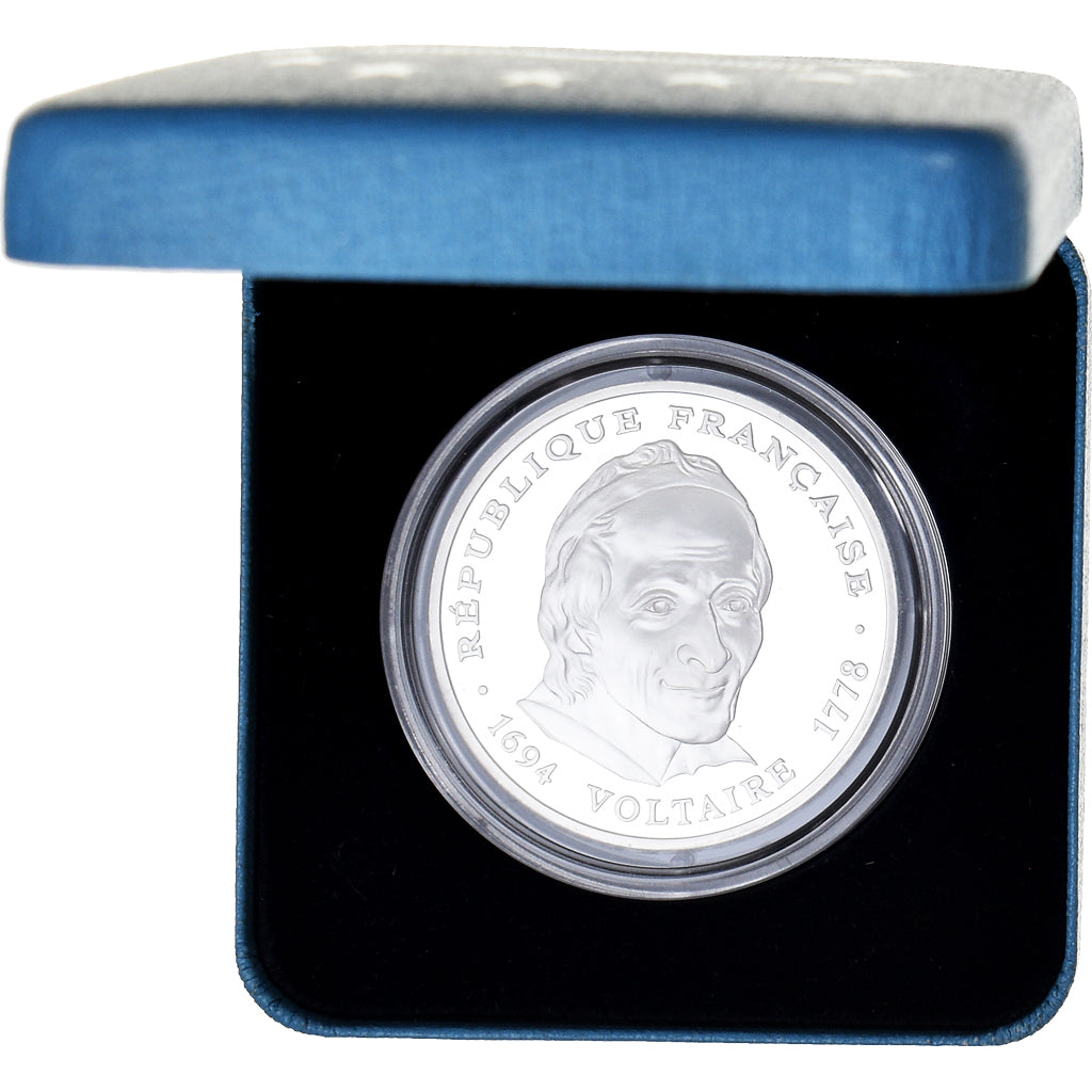 Munten, Frankrijk, Voltaire, 100 Francs, 1994, Monnaie de Paris, BE, FDC