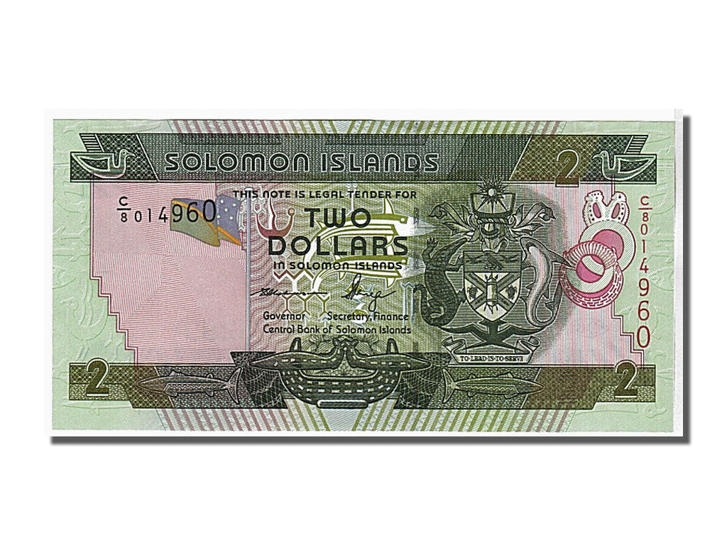 Banknot, Wyspy Salomona, 2 Dollars, 2011, KM:18, UNC(65-70)