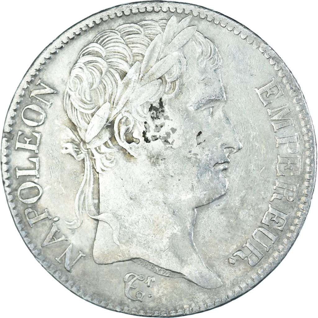 Moneda, Francia, Napoléon I, 5 Francs, 1812, Lyon, MBC, Plata, KM:694.5