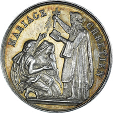 Francja, Token, Médaille de mariage, Religie i wierzenia, 1851, AU(50-53)