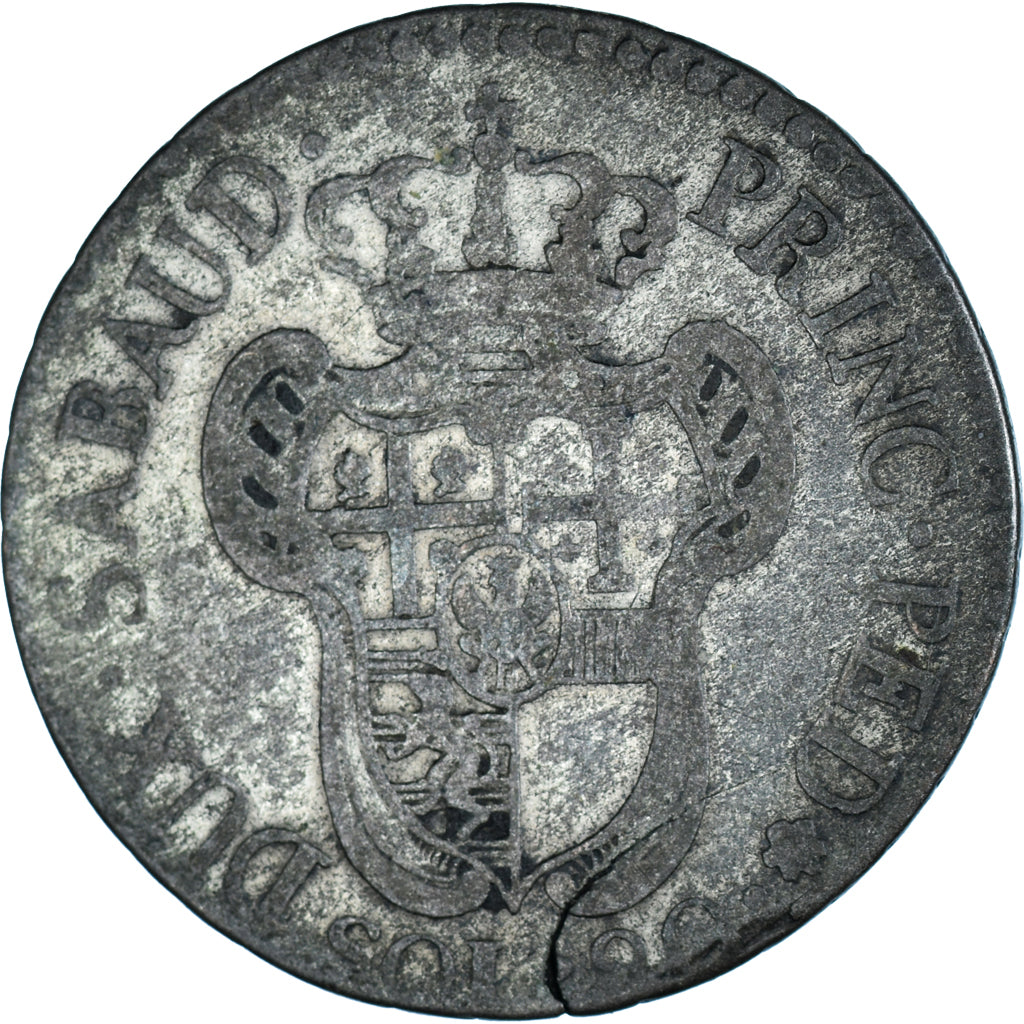 Münze, Italien Staaten, SARDINIA, Vittorio Amedeo III, 20 Soldi, Lira, 1795