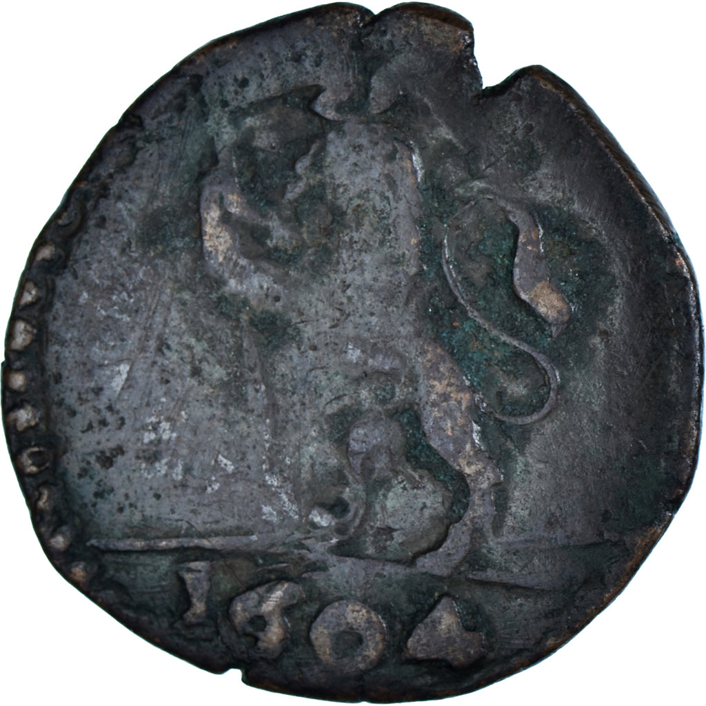 Münze, Italien Staaten, PAPAL STATES-BOLOGNA, Clément VIII, Quattrino, 1604
