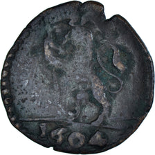 Münze, Italien Staaten, PAPAL STATES-BOLOGNA, Clément VIII, Quattrino, 1604