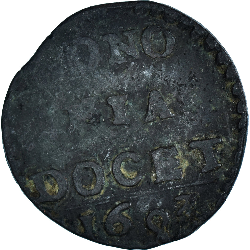 Moneta, STATI ITALIANI, PAPAL STATES-BOLOGNA, Innocent XII, Quattrino, 1693