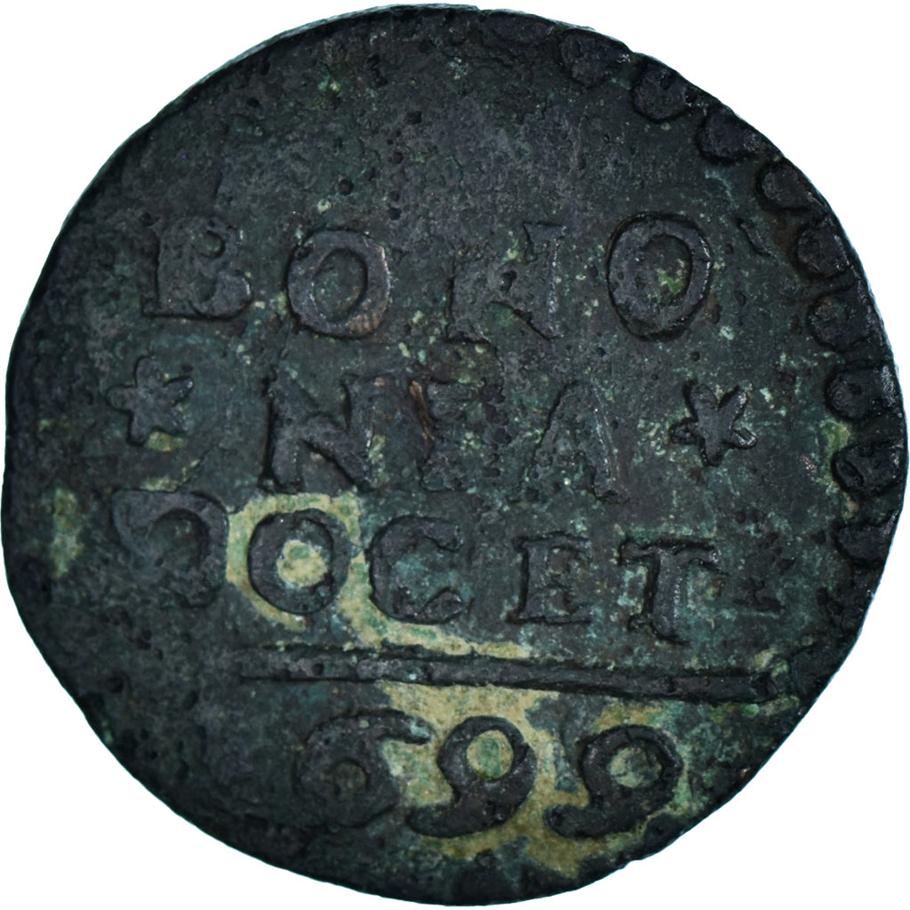 Moneta, STATI ITALIANI, PAPAL STATES-BOLOGNA, Innocent XII, Quattrino, 1699