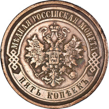 Munten, Rusland, Alexander II, 5 Kopeks, 1868, Saint-Petersburg, ZF, Koper