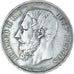 Coin, Belgium, Leopold II, 5 Francs, 5 Frank, 1867, Brussels, VF(30-35), Silver