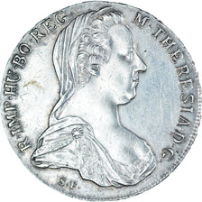 Munten, Oostenrijk, Maria Theresa, Thaler, 1780, Restrike, ZF+, Zilver, KM:T1