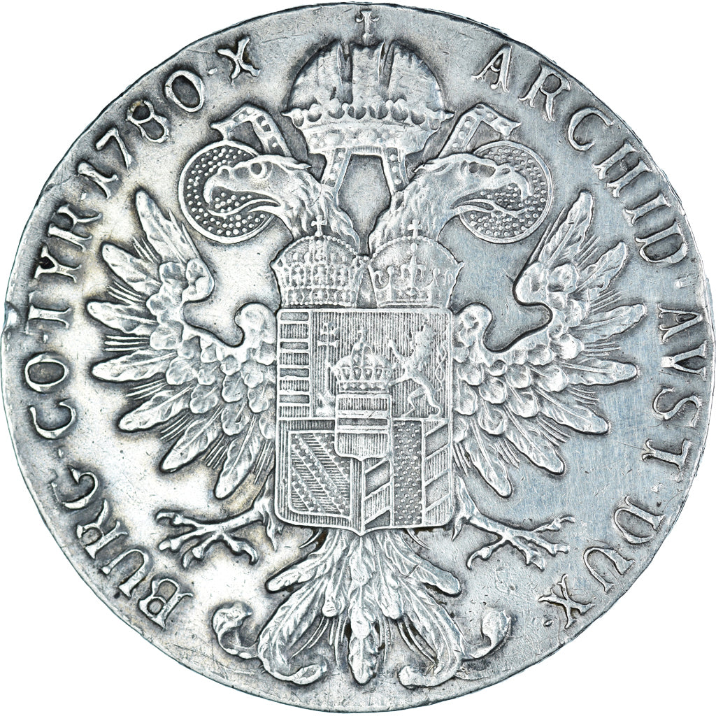 Munten, Oostenrijk, Maria Theresa, Thaler, 1780, Restrike, ZF+, Zilver, KM:T1