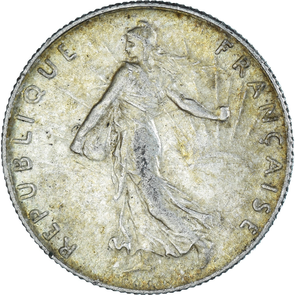 Monnaie, France, Semeuse, 50 Centimes, 1916, Paris, TTB, Argent, Gadoury:420