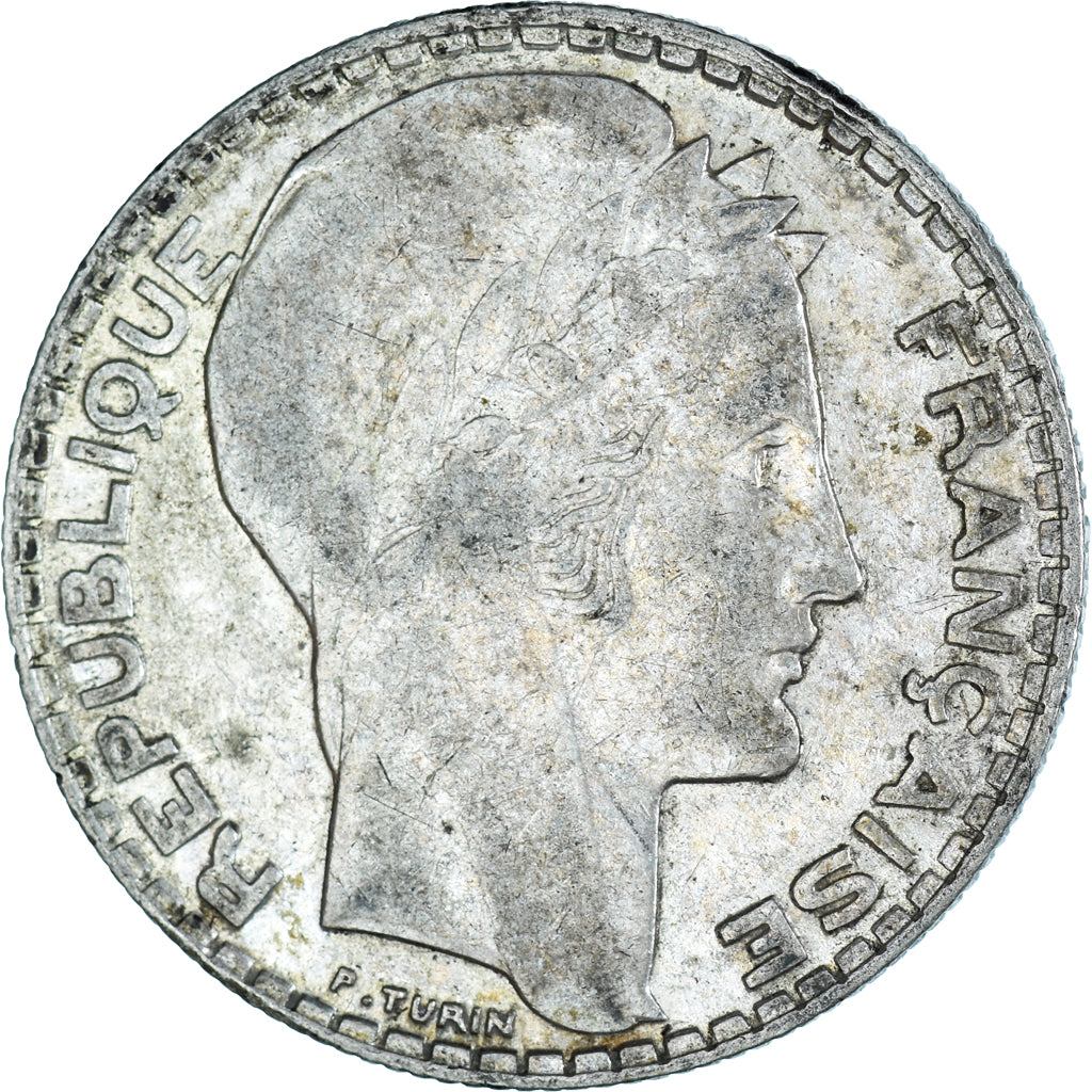 Coin, France, Turin, 10 Francs, 1939, Paris, VF(30-35), Silver, KM:878