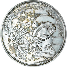 Monnaie, France, Albertville 1992 - hockey sur glace, 100 Francs, 1991, TTB+
