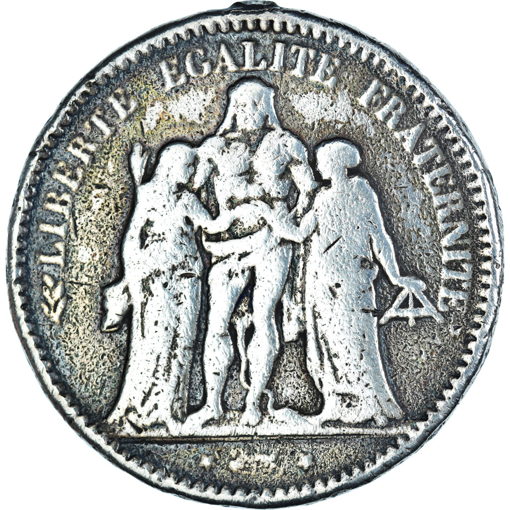 Coin, France, Hercule, 5 Francs, 1848, Paris, FAUX, VF(30-35), Silver, KM:756.1