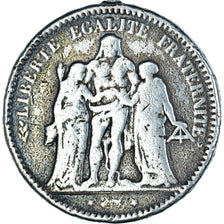 Coin, France, Hercule, 5 Francs, 1848, Paris, FAUX, VF(30-35), Silver, KM:756.1