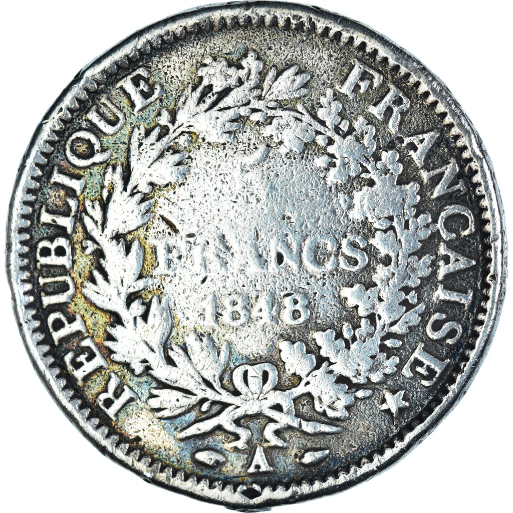 Coin, France, Hercule, 5 Francs, 1848, Paris, FAUX, VF(30-35), Silver, KM:756.1