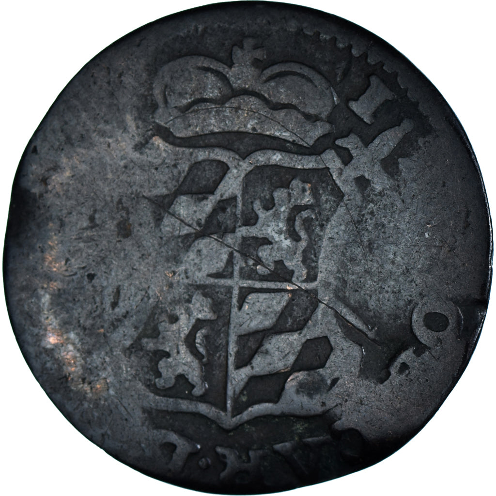 Moeda, Principado-Bispado de Liège, Jean-Théodore, Liard, Liege, F(12-15)