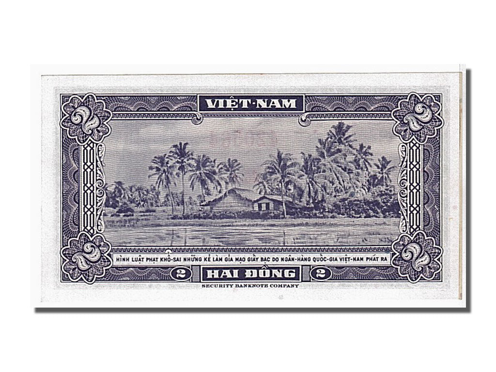 Banknote, South Viet Nam, 2 D<ox>ng, 1955, AU(55-58)