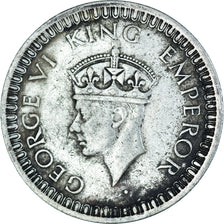 Coin, INDIA-BRITISH, George VI, Rupee, 1942, Bombay, EF(40-45), Silver, KM:557.1