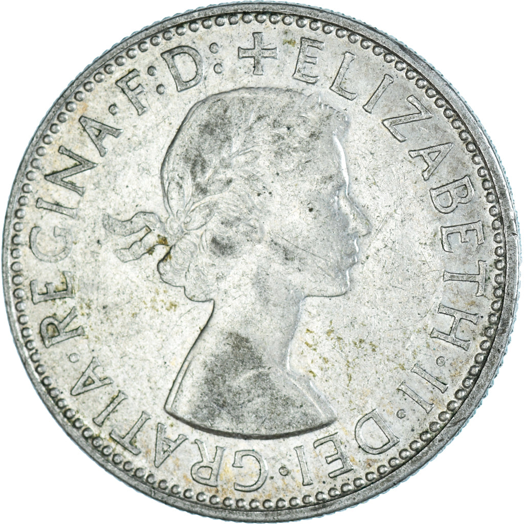 Moneta, Wielka Brytania, Elizabeth II, Florin, Two Shillings, 1963, Melbourne