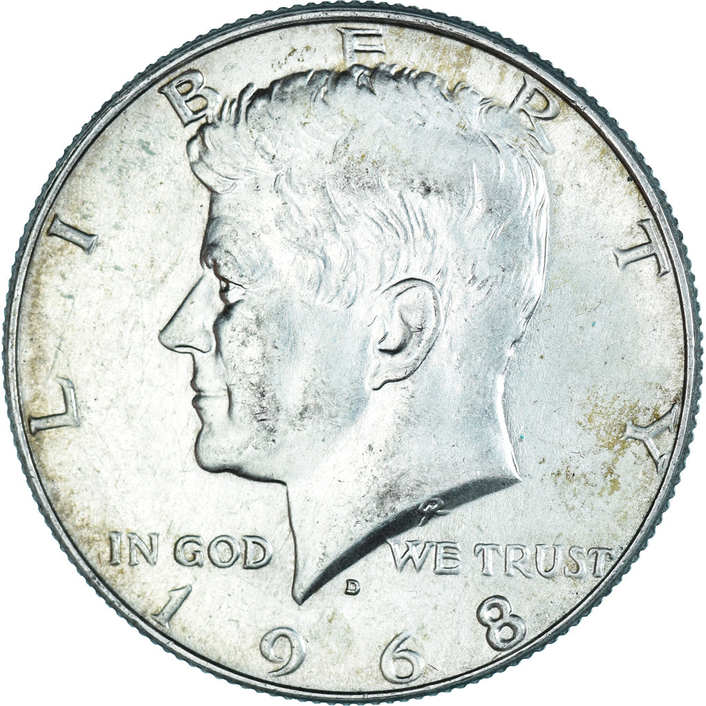 Monnaie, États-Unis, Kennedy Half Dollar, Half Dollar, 1968, U.S. Mint, Denver