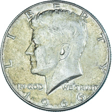 Coin, United States, Kennedy Half Dollar, Half Dollar, 1966, U.S. Mint