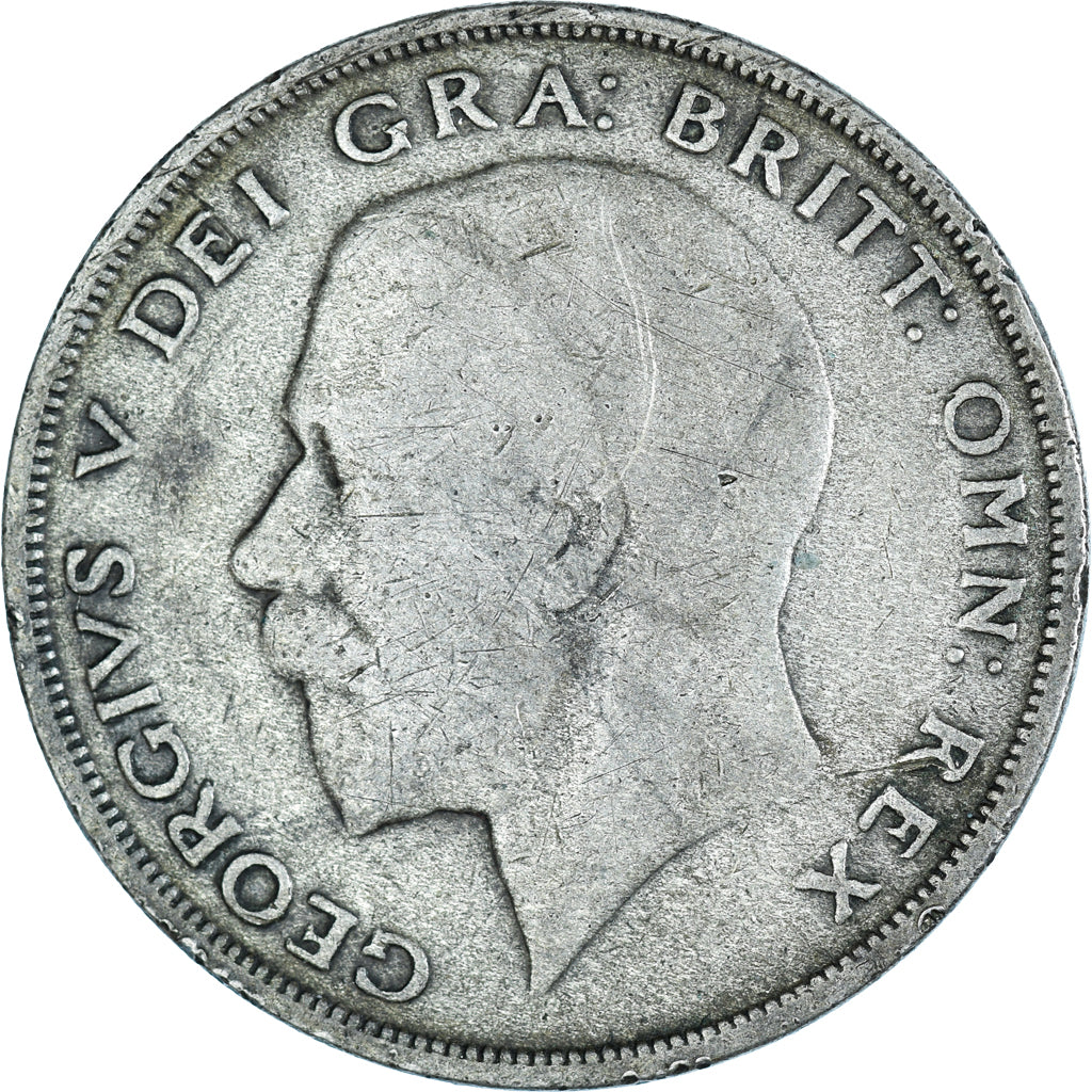 Coin, Great Britain, George V, 1/2 Crown, 1920, British Royal Mint, VF(30-35)