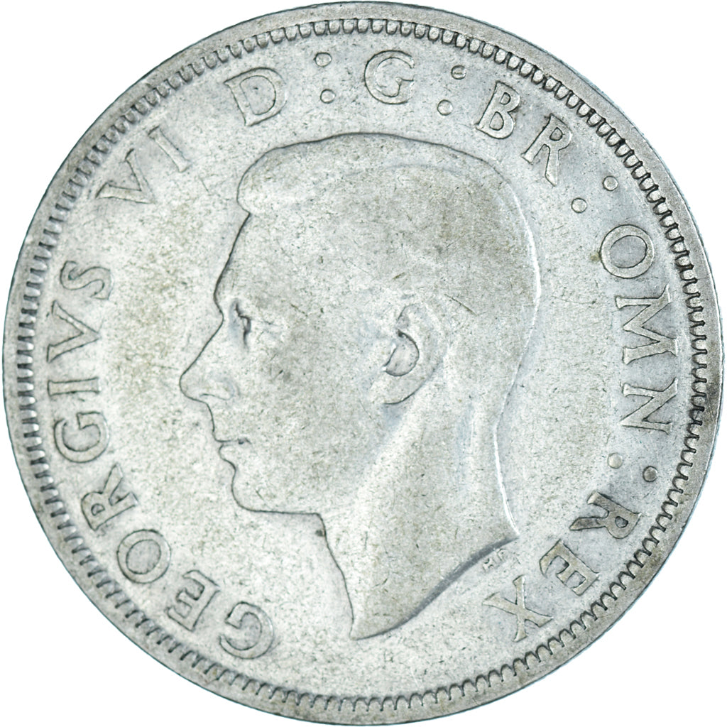 Coin, Great Britain, George VI, 1/2 Crown, 1942, British Royal Mint, EF(40-45)