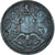 Moneda, INDIA BRITÁNICA, 1/4 Anna, 1835, Calcutta, BC+, Cobre