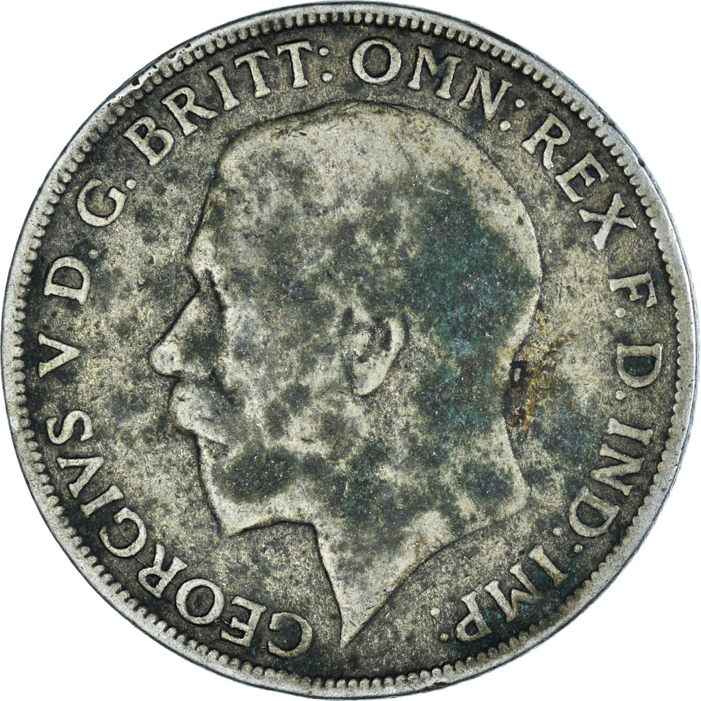 Coin, Great Britain, George V, Florin, Two Shillings, 1921, British Royal Mint