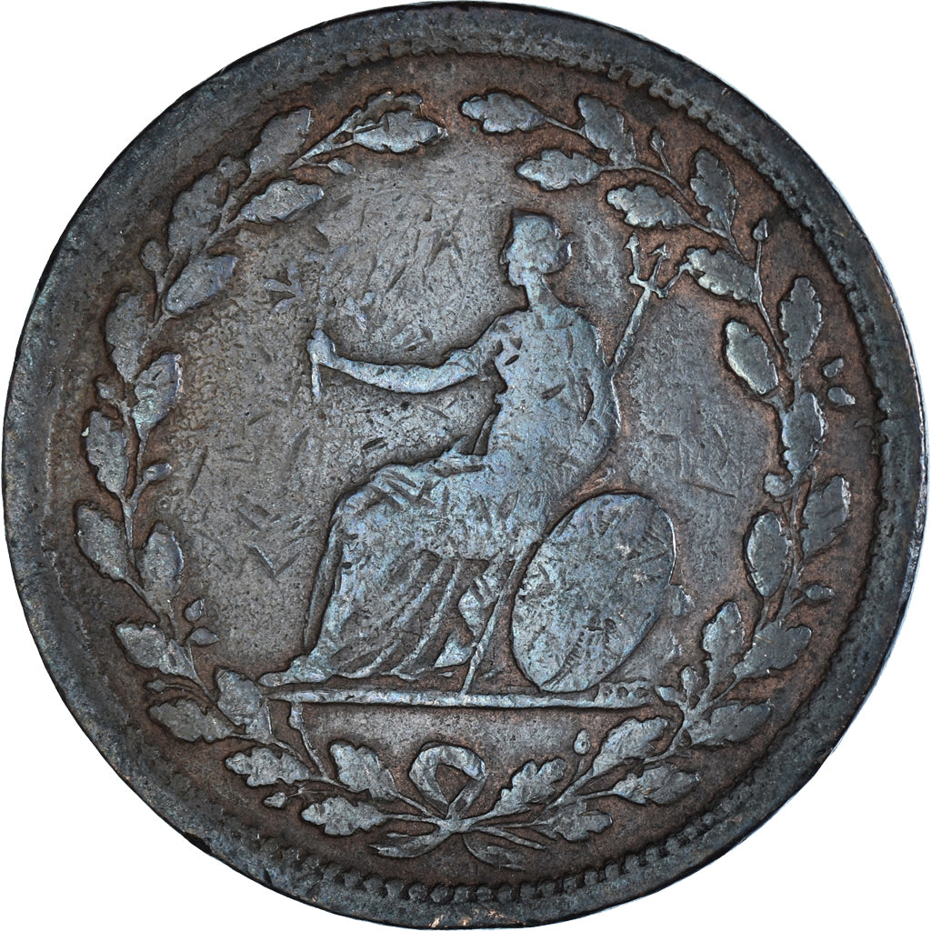 Great Britain, Halfpenny Token, British Copper Company - Mercury, VF(30-35)