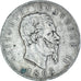 Coin, Italy, Vittorio Emanuele II, 5 Lire, 1865, Torino, VF(30-35), Silver