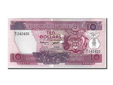 Banconote, Isole Salomone, 10 Dollars, 1986, FDS