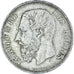 Münze, Belgien, Leopold II, 5 Francs, 5 Frank, 1873, Brussels, S+, Silber