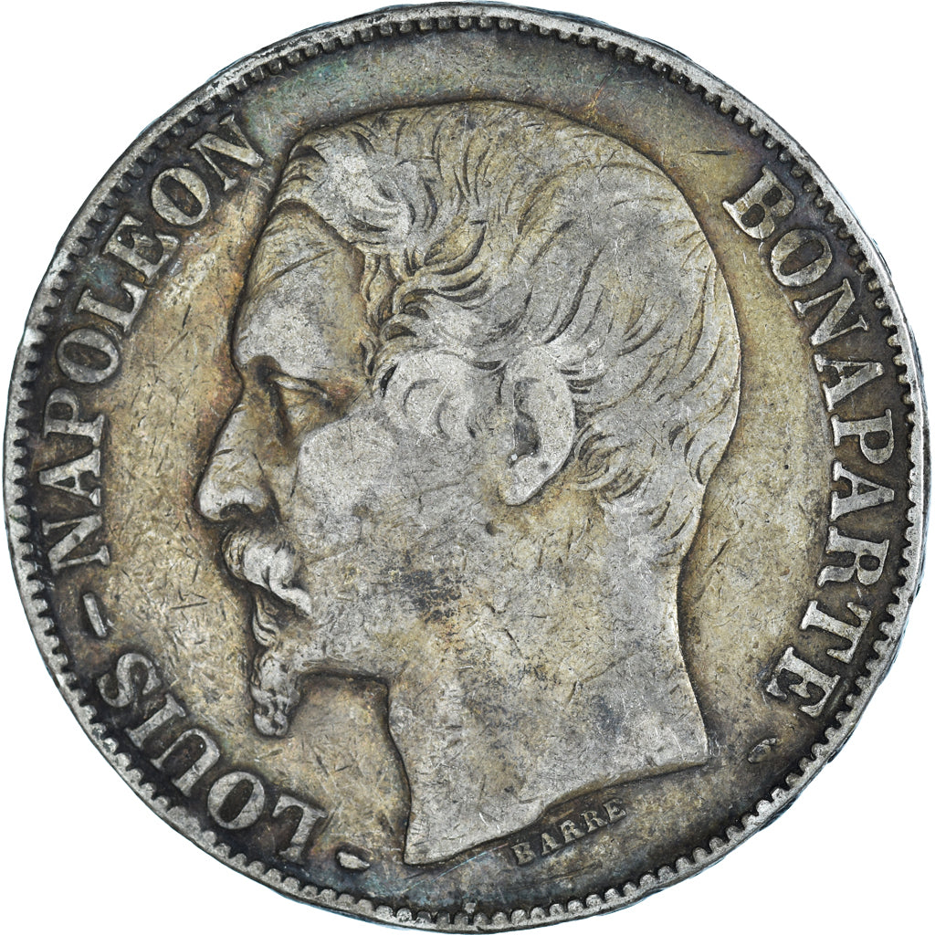Coin, France, Napoleon III, 5 Francs, 1852, Paris, VF(30-35), Silver, KM:773.1