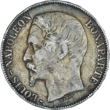 Coin, France, Napoleon III, 5 Francs, 1852, Paris, VF(30-35), Silver, KM:773.1