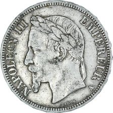 Coin, France, Napoleon III, 5 Francs, 1867, Paris, VF(30-35), Silver, KM:799.1