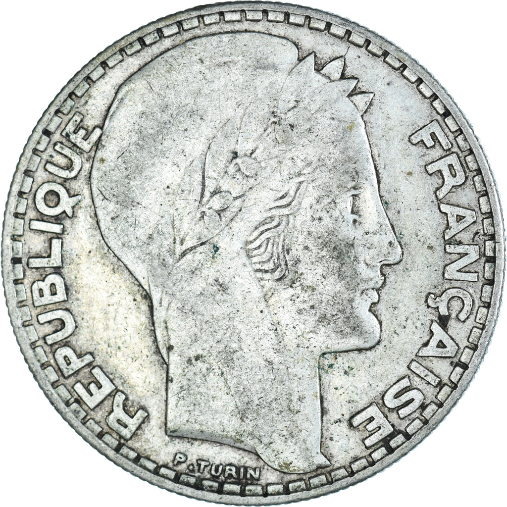 Coin, France, Turin, 20 Francs, 1933, Paris, VF(30-35), Silver, KM:879