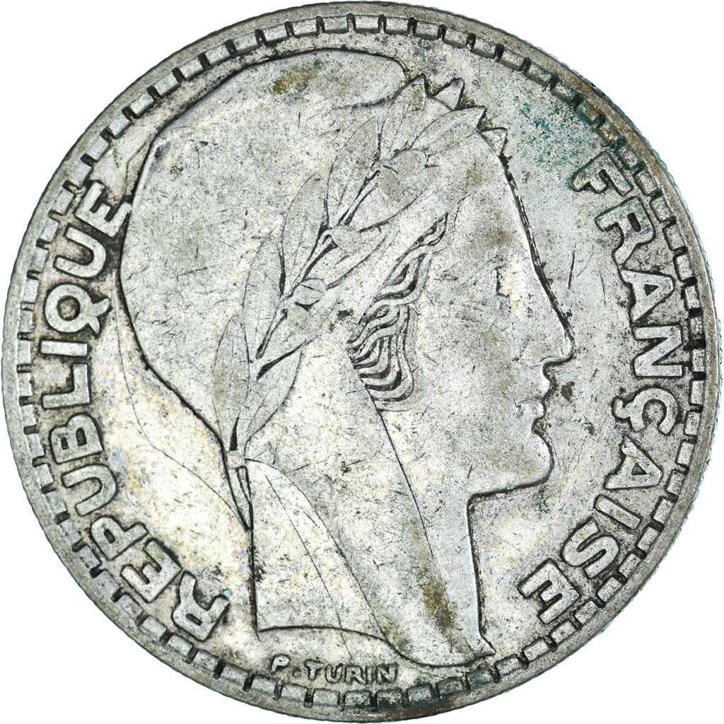 Coin, France, Turin, 20 Francs, 1933, Paris, VF(30-35), Silver, KM:879