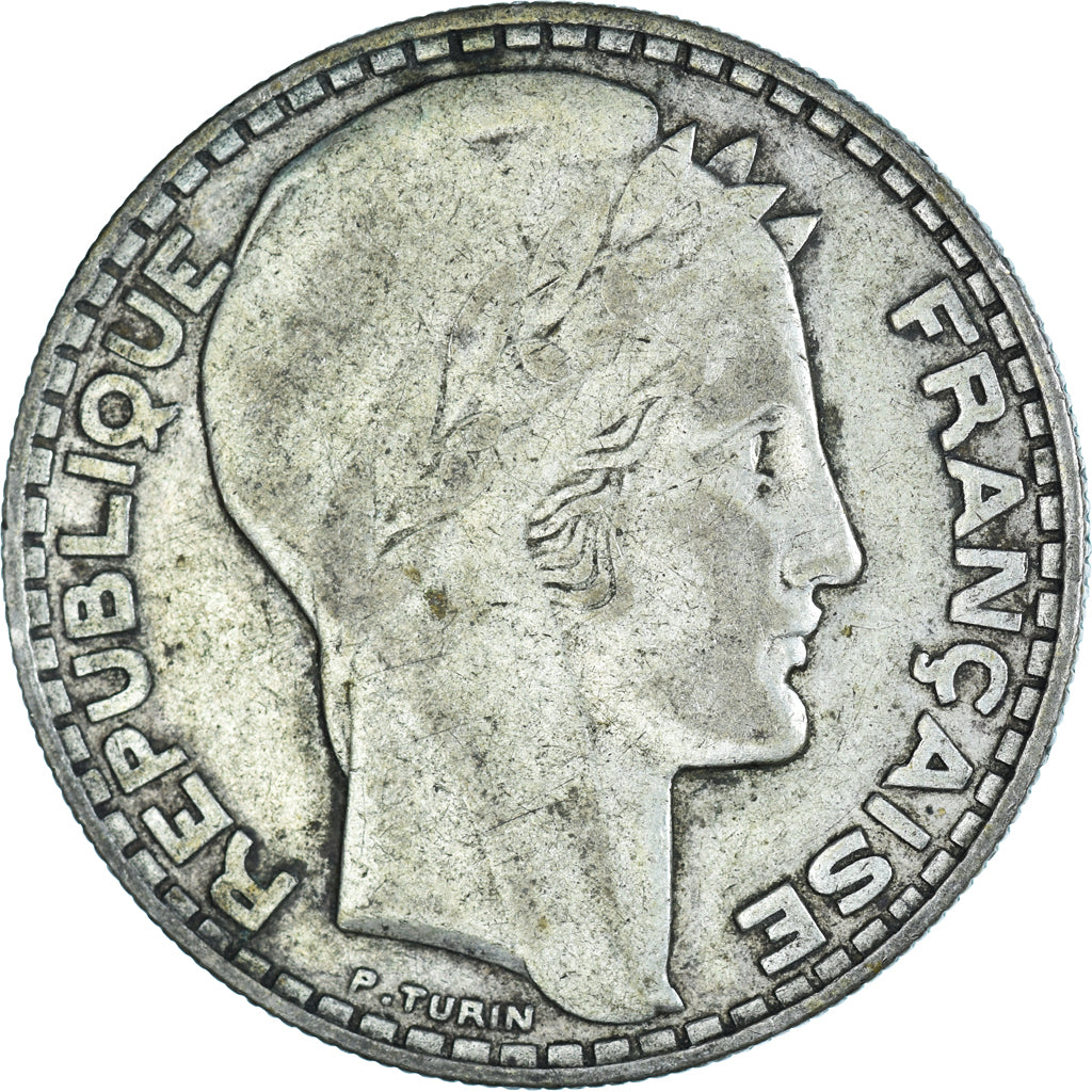 Coin, France, Turin, 20 Francs, 1933, Paris, VF(30-35), Silver, KM:879
