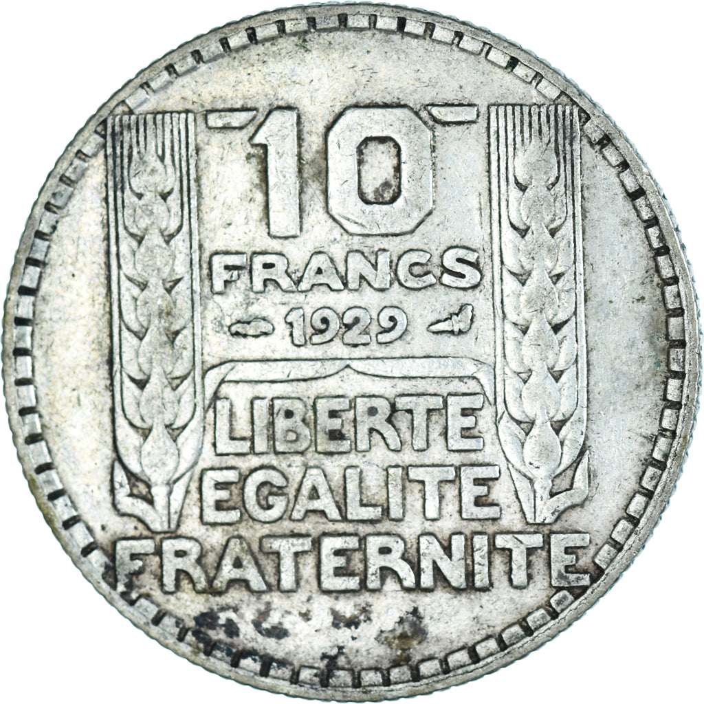 Coin, France, Turin, 10 Francs, 1929, Paris, VF(30-35), Silver, KM:878
