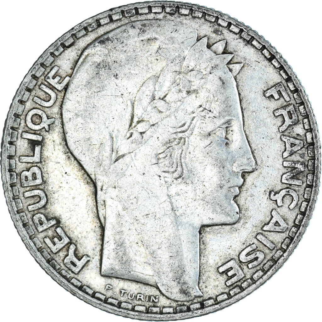 Coin, France, Turin, 10 Francs, 1929, Paris, VF(30-35), Silver, KM:878