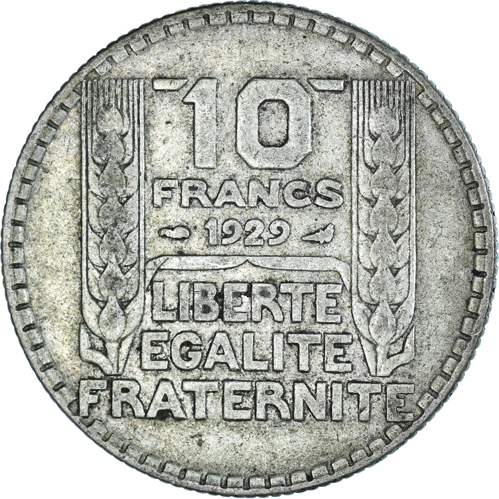 Coin, France, Turin, 10 Francs, 1929, Paris, VF(30-35), Silver, KM:878
