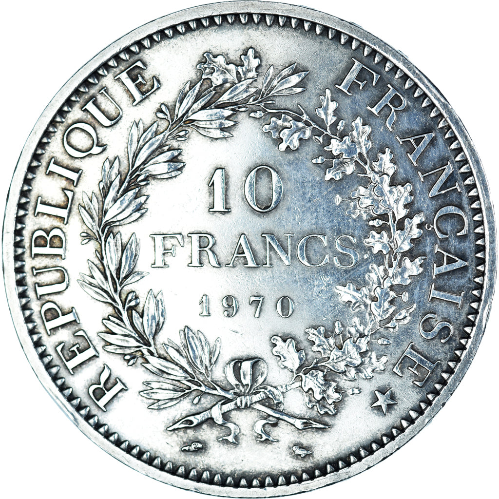 Moneta, Francia, Hercule, 10 Francs, 1970, Paris, BB, Argento, KM:932