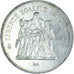 Munten, Frankrijk, Hercule, 50 Francs, 1974, Paris, ZF+, Zilver, KM:941.1