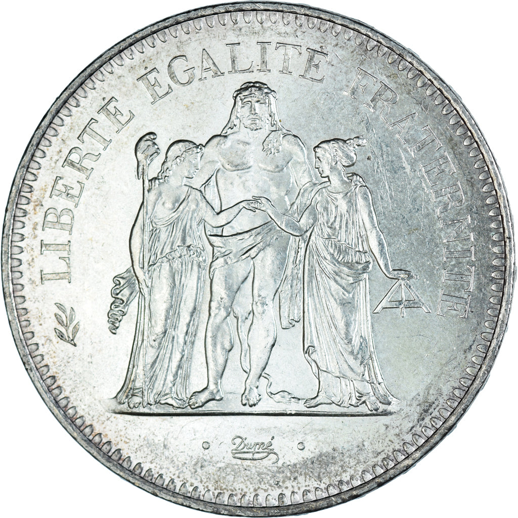 Monnaie, France, Hercule, 50 Francs, 1975, Paris, TTB+, Argent, Gadoury:882