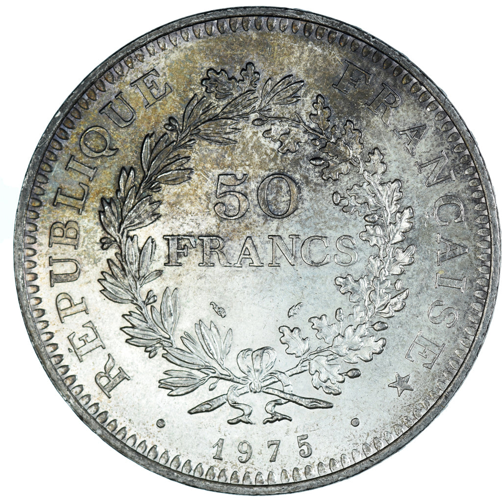 Monnaie, France, Hercule, 50 Francs, 1975, Paris, TTB+, Argent, Gadoury:882