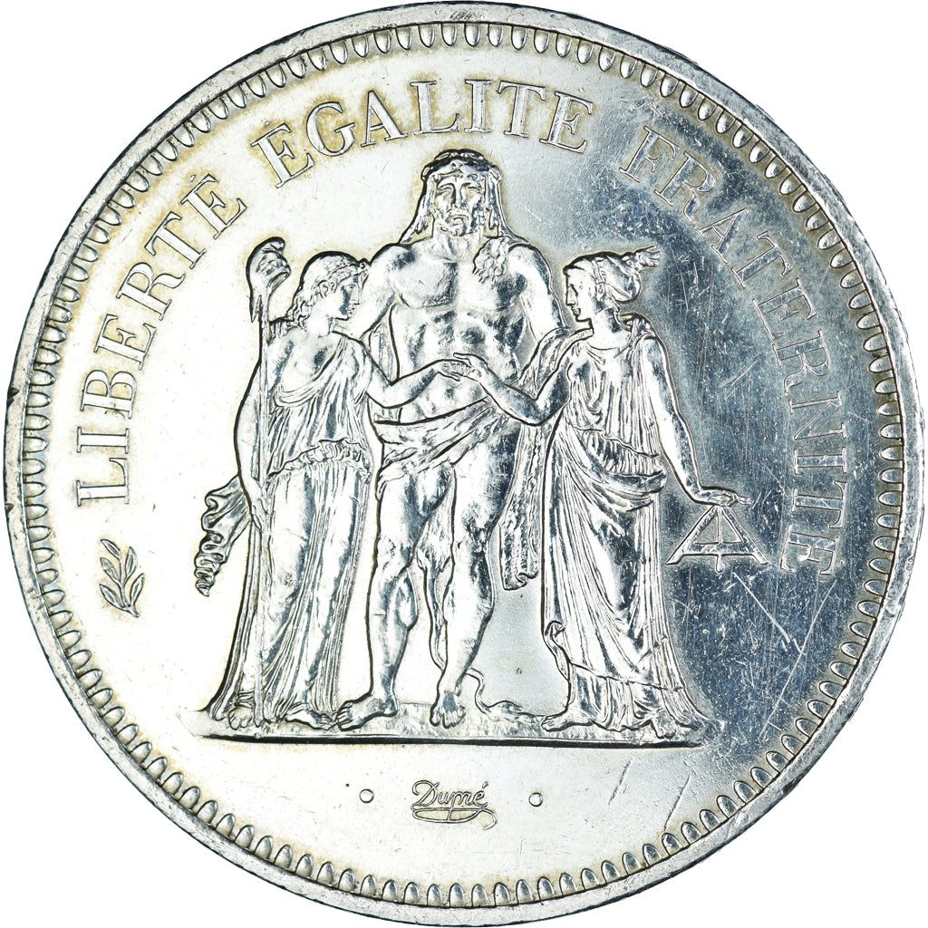 Monnaie, France, Hercule, 50 Francs, 1976, Paris, TTB+, Argent, Gadoury:882