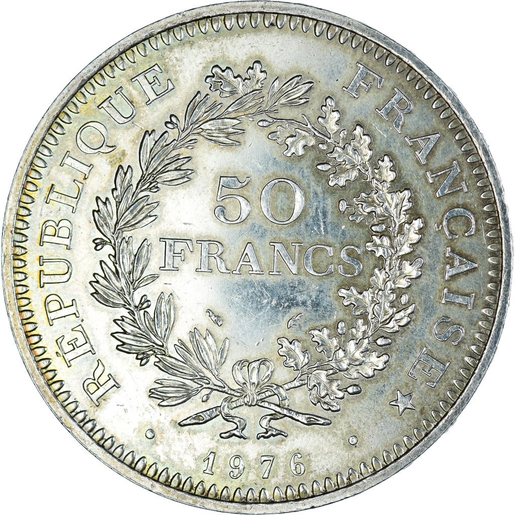 Monnaie, France, Hercule, 50 Francs, 1976, Paris, TTB+, Argent, Gadoury:882