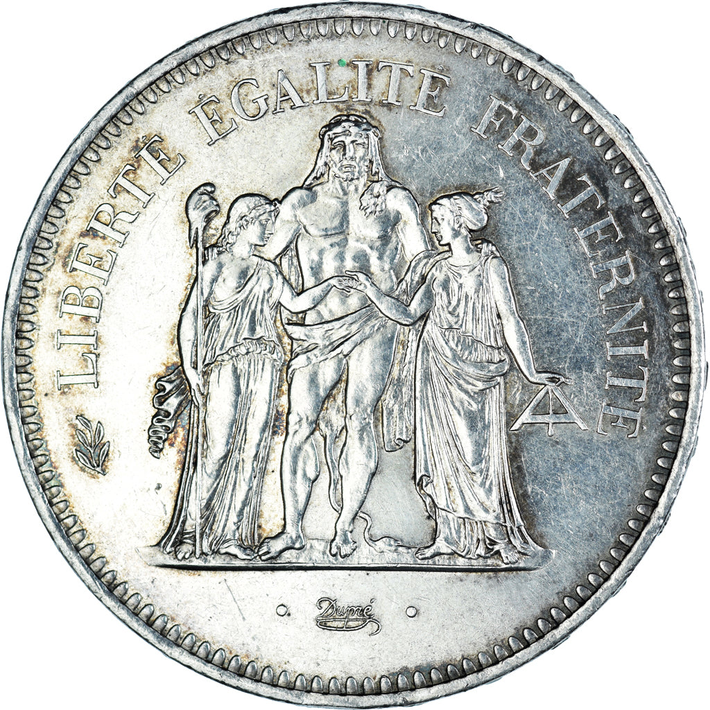 Coin, France, Hercule, 50 Francs, 1978, Paris, AU(50-53), Silver, KM:941.1