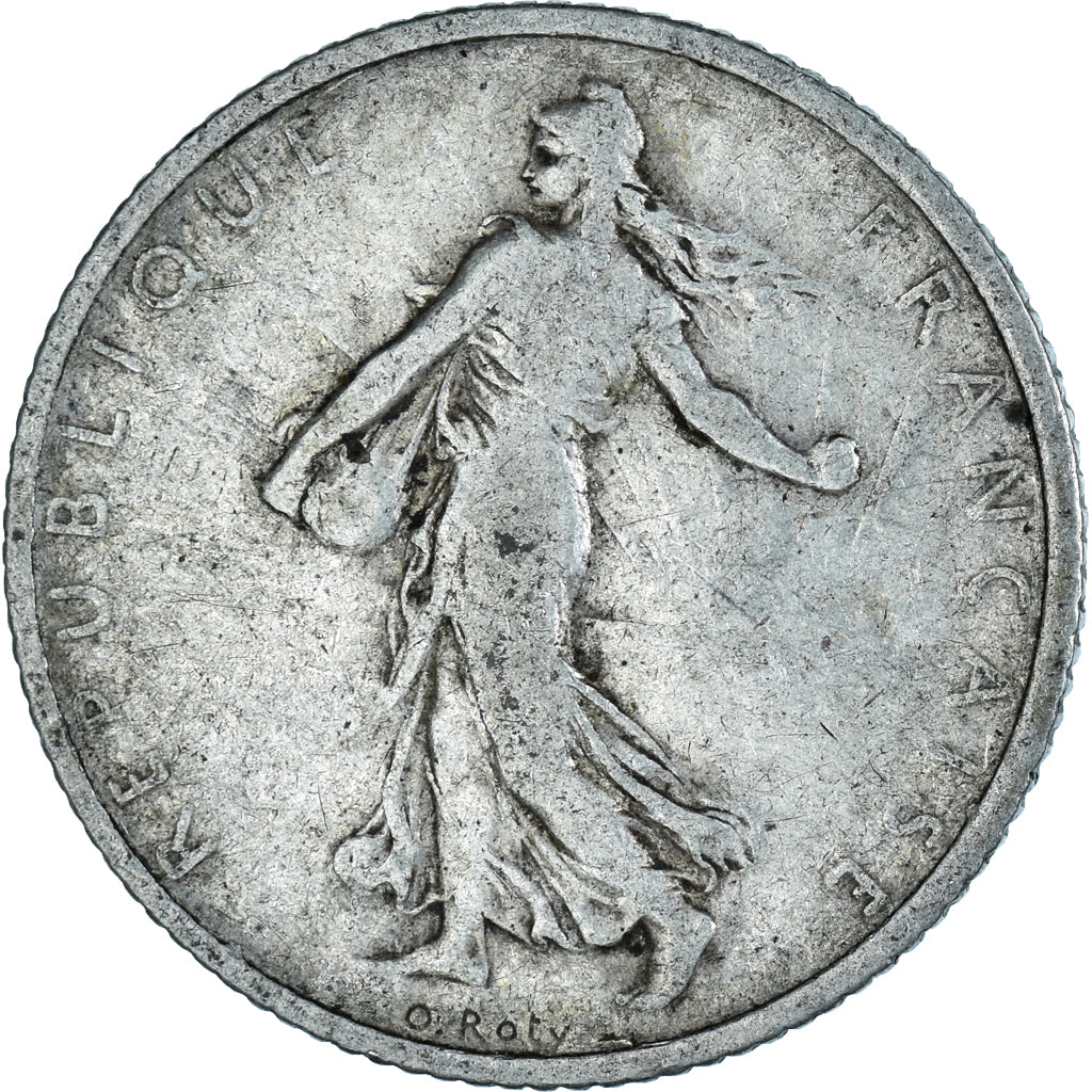 Munten, Frankrijk, Semeuse, Franc, 1904, Paris, FR+, Zilver, KM:844.1